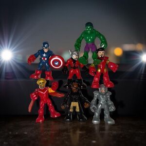Playskool Heroes Marvel Super Hero Adventure Figure Nick Fury Ultraman Hulk B21
